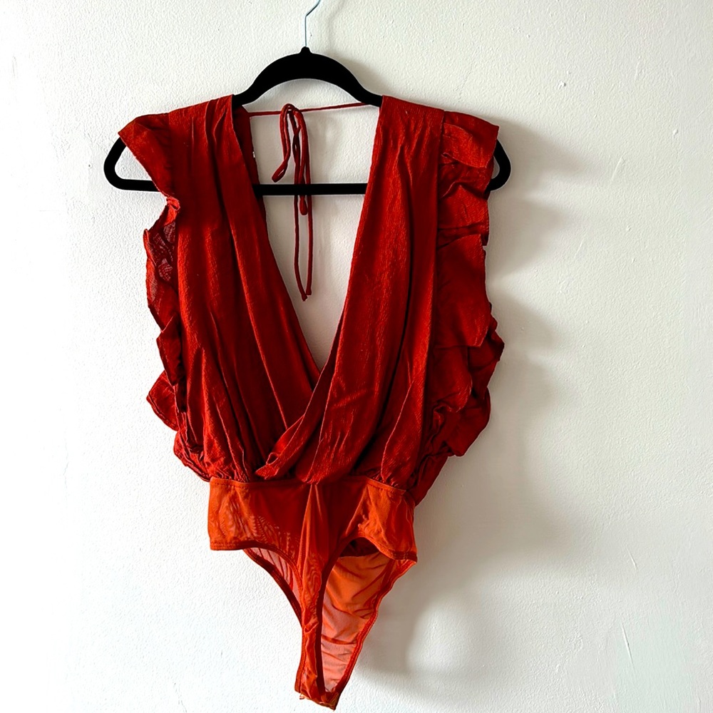 Lulus Ruffle Body Suit